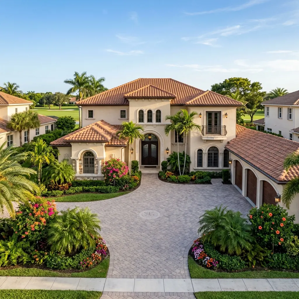 Mediterranean style home in Broken Sound