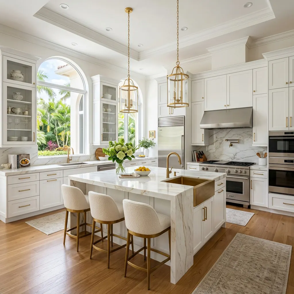 Luxury kitchen remodel in Boca Raton