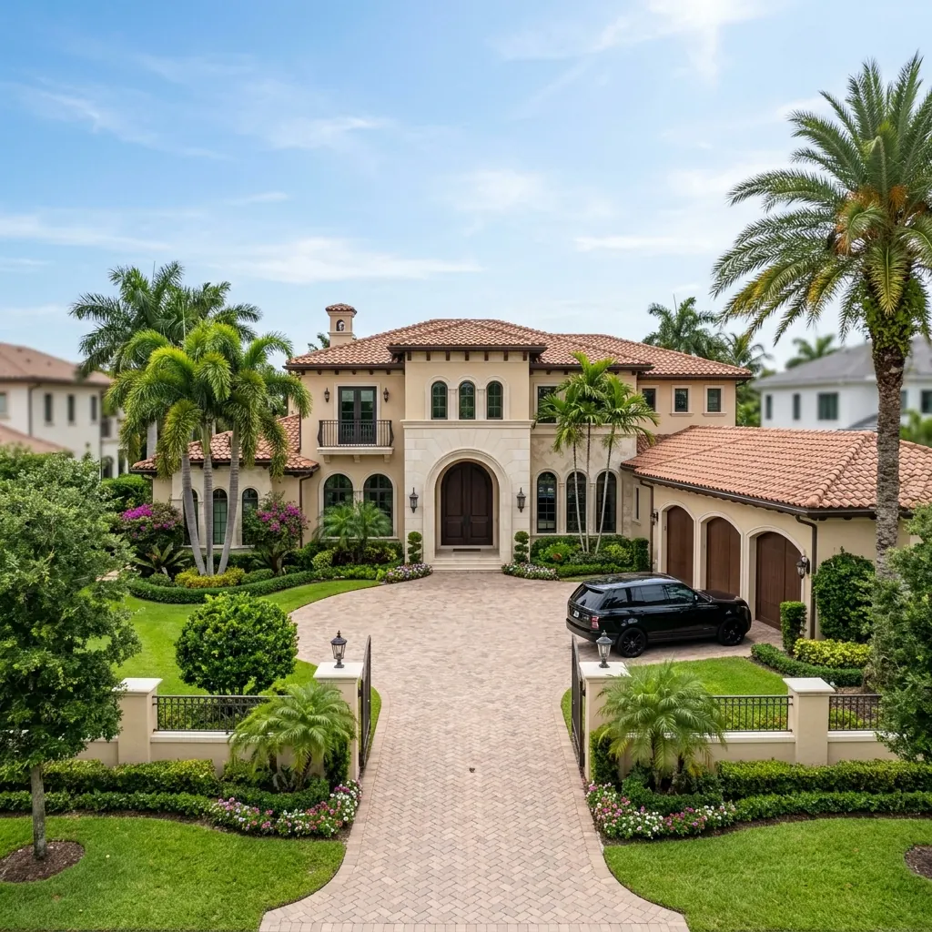 Luxury estate home in The Oaks at Boca Raton