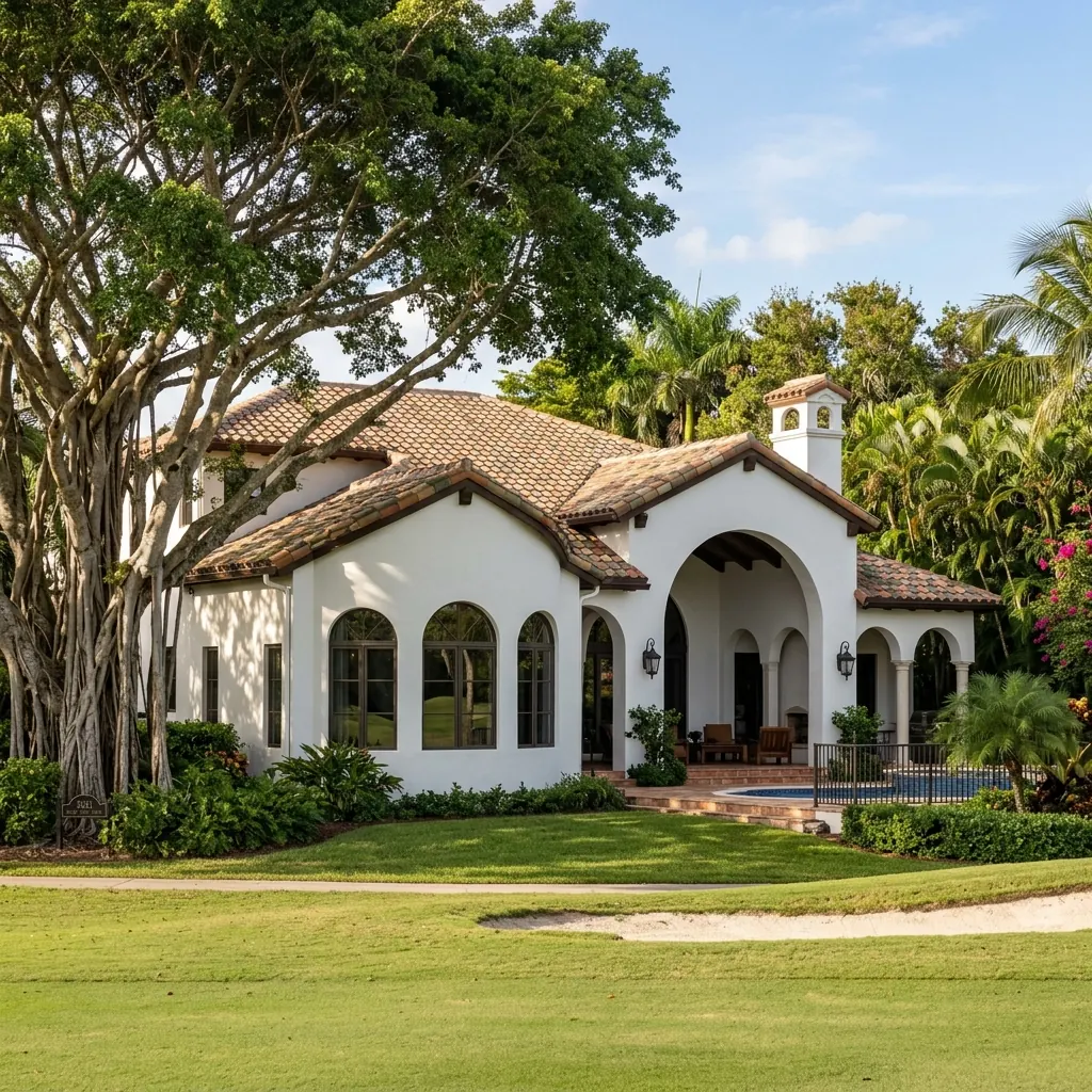 Luxury Spanish-eclectic estate in Quail Ridge, Boynton Beach