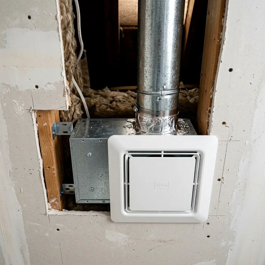 Panasonic bathroom exhaust fan installation